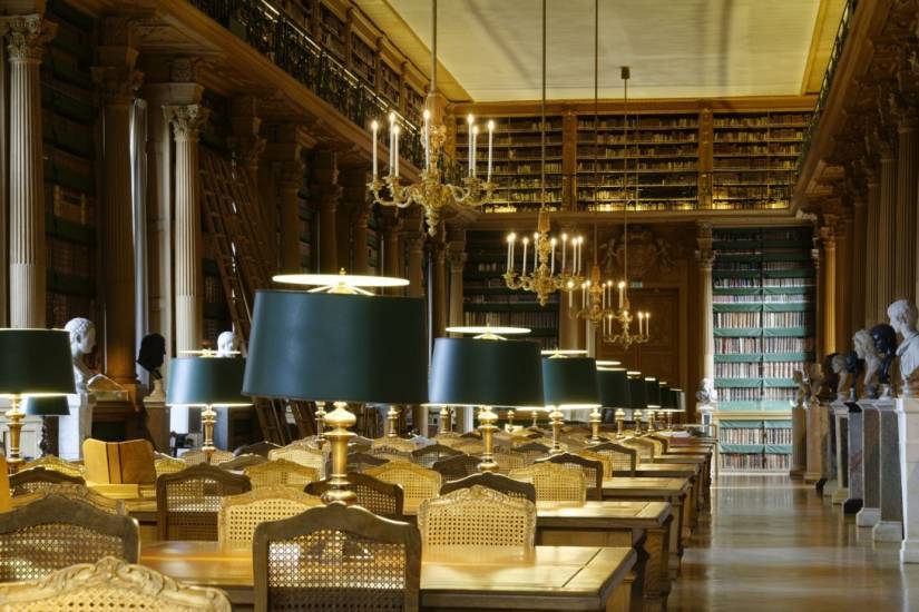 Institut de France - Salle de lecture de la Bibliothèque Mazarine