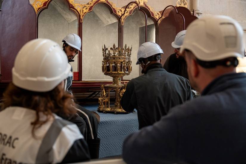 Les objets sacrés du trésor reviennent à Notre-Dame de Paris © DRAC Île-de-France - Nicolas Thouvenin