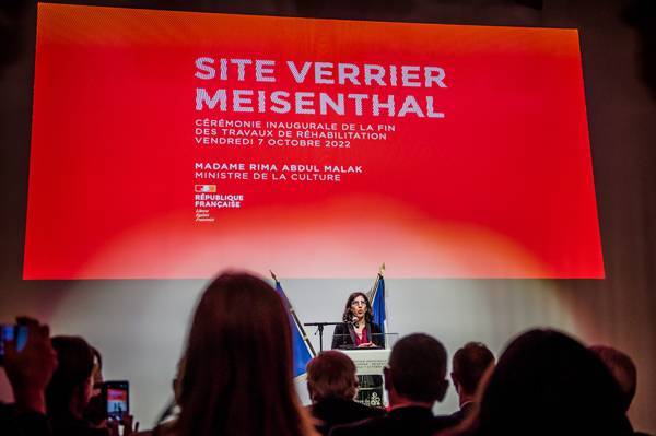 Site verrier de Meisenthal, inauguration de la fin des travaux de réhabilitation, le vendredi 7 octobre 2022