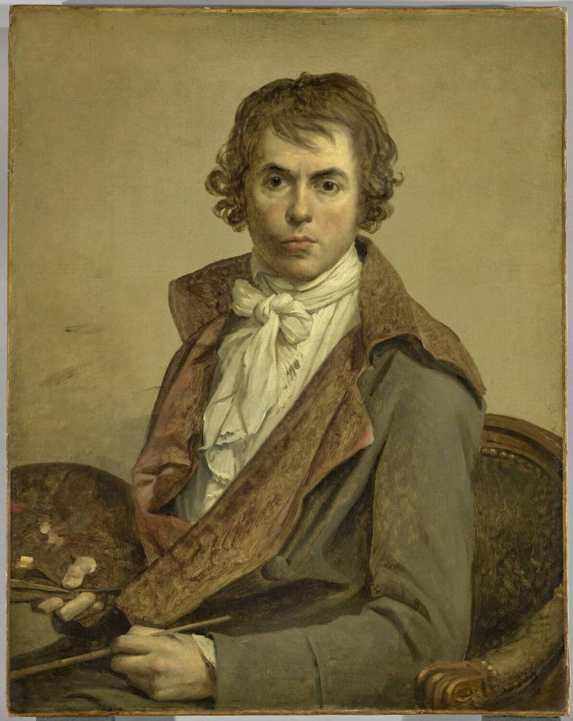 DAVID Louis, Portrait de l'artiste, huile sur toile, 1794, Paris, musée du Louvre  © 2019 RMN-Grand Palais (musée du Louvre) / Adrien Didierjean