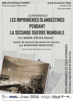 Affiche Conférence Marie-Cécile Bouju