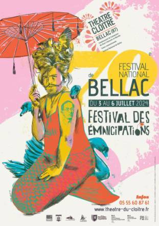 Affiche de la 70ème édition du festival national de Bellac