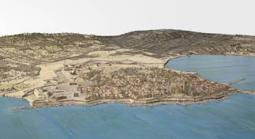 Plan-relief d'Antibes à l'échelle de 1/600 Photo (C) RMN-Grand Palais / Adrien Didierjean