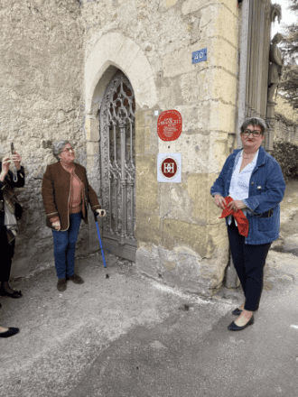 Dévoilement du label maison des illustres