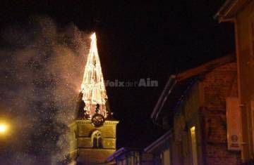 ’église de Saint-Trivier de Courtes Incendie