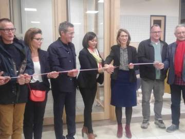 Inauguration de la nouvelle médiathèque d'Avallon, le Polygone, le 10 novembre 2023