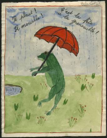 Oeuvre Chédotal, Il pleut ! Il mouille! C'est la fête à la grenouille !, vers 1940