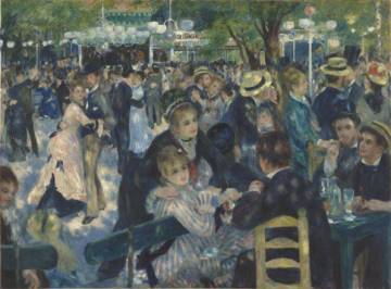 Auguste Renoir, « Bal du Moulin de la Galette », 1876, huile sur toile, 131 x 175 cm, Paris, musée d’Orsay/cliché : RMN-GP