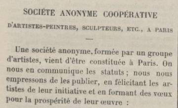 Chronique des Arts et de la Curiosité, 17 janvier 1874, Paris, BnF