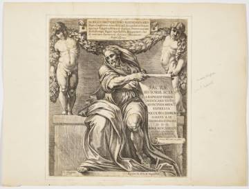 Chapron Nicolas, La Bible de Raphaël, eau-forte sur papier, 1649, Maubeuge, musée Henri Boez © Franck Boucourt/Musée Henri Boëz