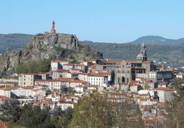 Cathédrale le Puy-en-Velay - vue générale avant travaux