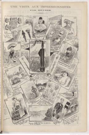 Jules Joseph Georges Renard dit Draner, « UNE VISITE AUX IMPRESSIONNISTES », « Le Charivari », 9 mars 1882, BnF