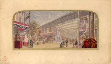 Baxter, Exposition Universelle de Londres 1851, papier, impression polychrome, 1851, Nevers, musée de la Faïence, © Fougeret