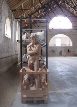 Spartacus au dépôt lapidaire du manège Rochambeau à Vendôme (41)
