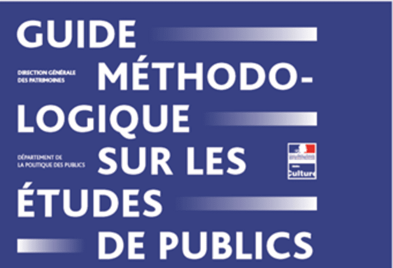 Visuel d'illustration du guide méthodologieu sur les études de publics