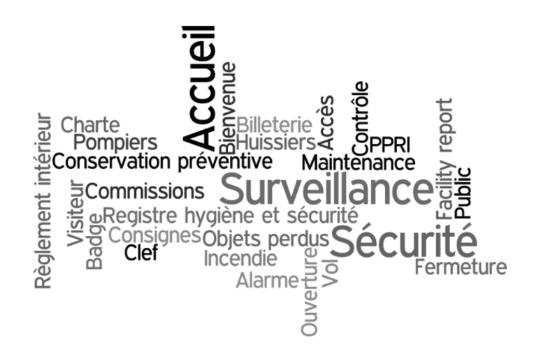 Visuel de la fiche pratique sur les archives de l'accueil, de la sécurité et la sûreté dans un musée de France, mini-site Musées, culture.gouv.fr (c) Archives en musées