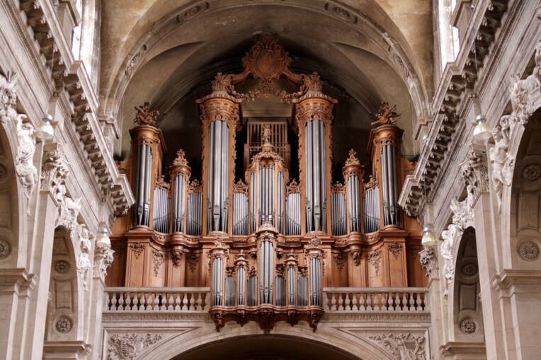 Photo du buffet de l'orgue de la cathédrale de Nancy - Christian Lutz