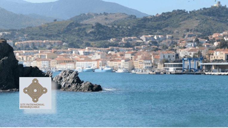 Vue sur la commune de Port-Vendres