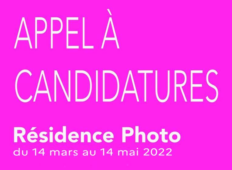 appel à candidatures résidence photo mars-mai 2022