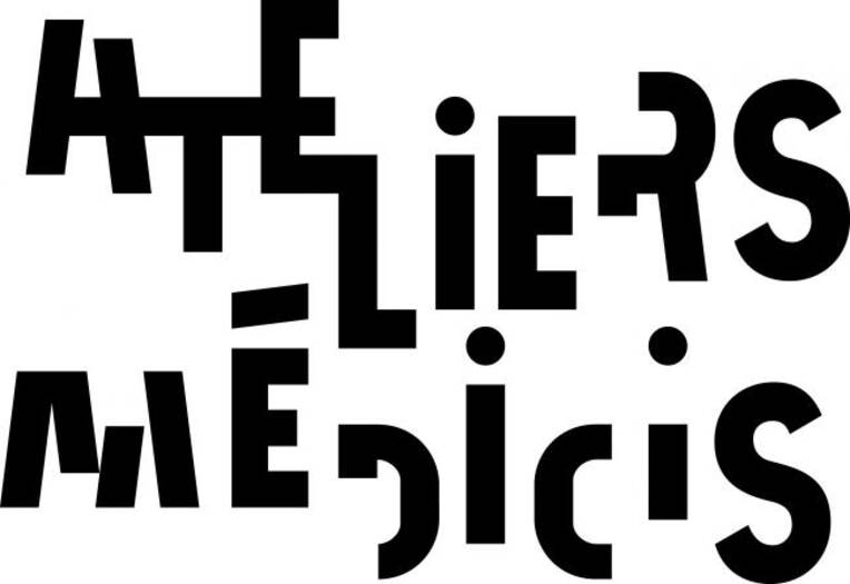 Logo ateliers médicis écrit en majuscule