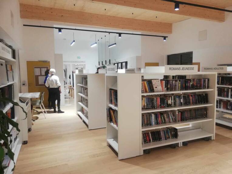 Nouvelle bibliothèque d'Asnière-les-Dijon, février 2024