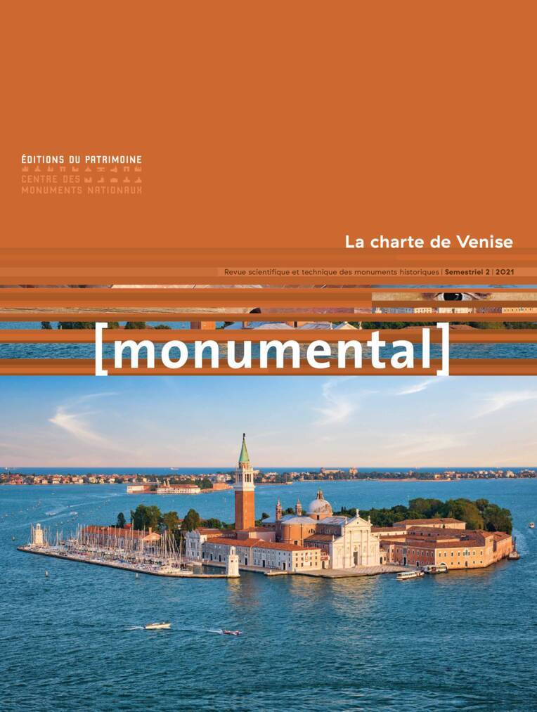 Couverture du Monumental 2021 2e semestre consacré à la Charte de Venise.