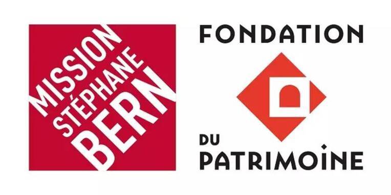 Logos mission Stéphane Bern et Fondation du patrimoine