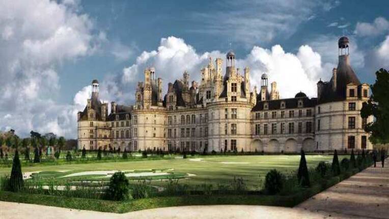 Les Jardins A La Francaise Du Chateau De Chambord Renaissent