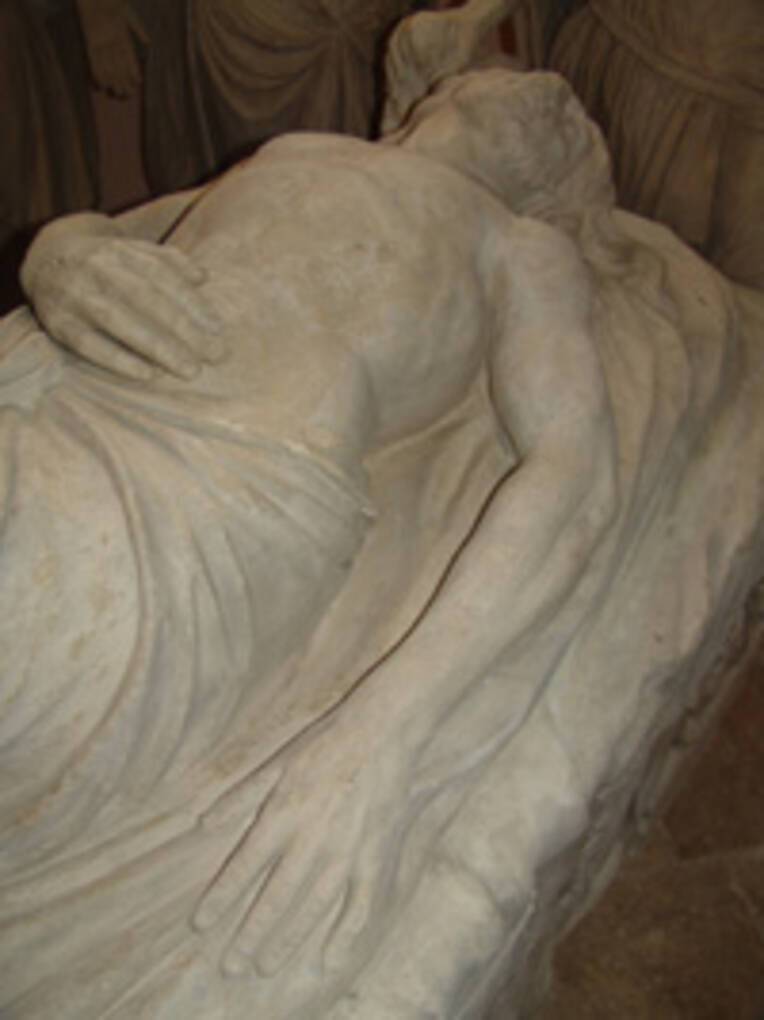 Mise au tombeau de Gudmont-Villiers - Détail