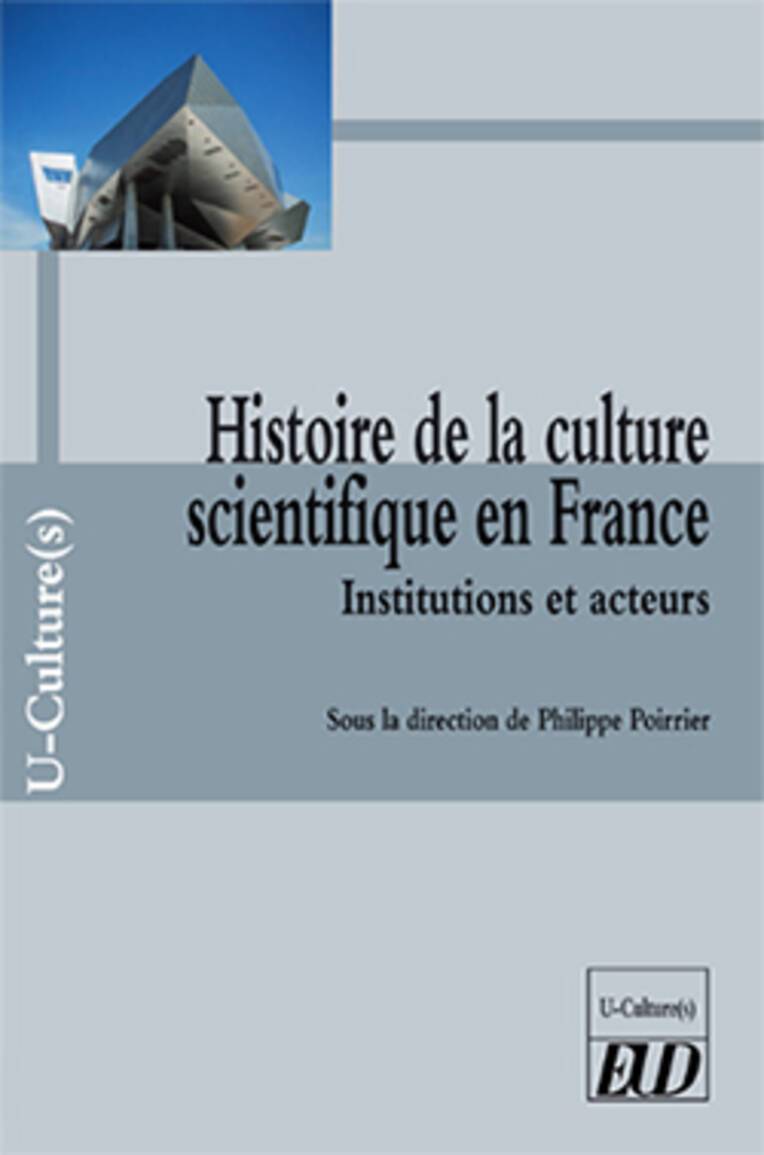 Couverture du livre Histoire de la culture scientifique en France