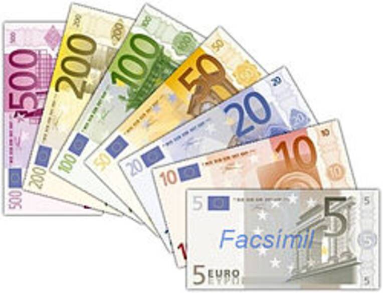 Image de billets de banque en euro
