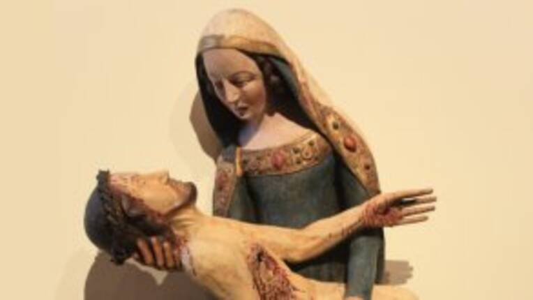 Comar - Pietà Herzog après restauration - détail