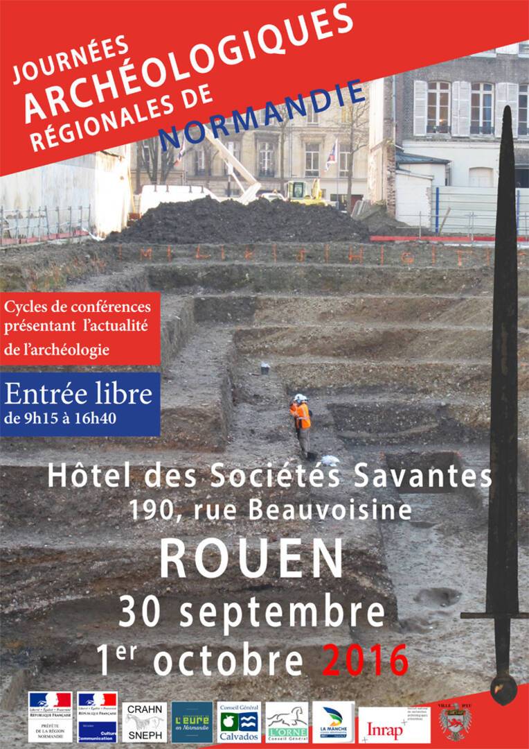 Affiche des Journées archéologiques régionales 2016