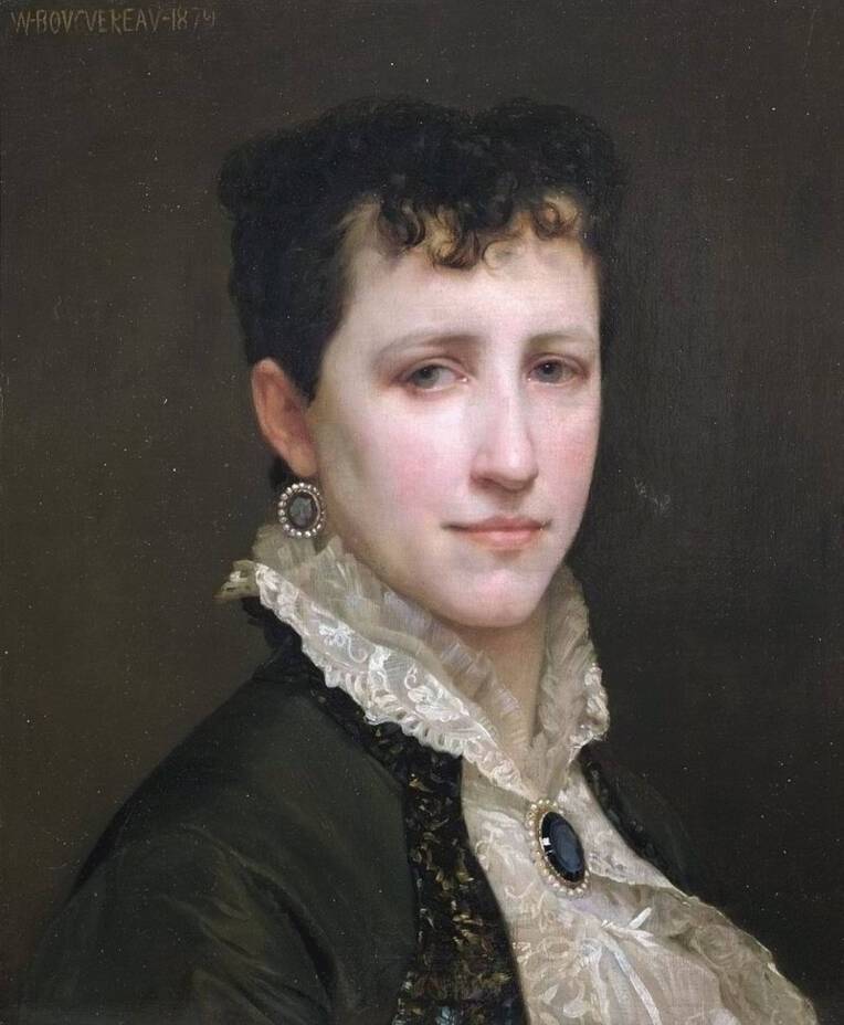 Portrait d'Elisabeth Jane Gardner, par William Bouguereau, collection privée