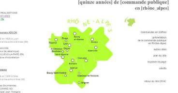 commande publique 1985-2000 en Rhône-Alpes