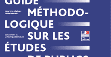 Visuel d'illustration du guide méthodologieu sur les études de publics