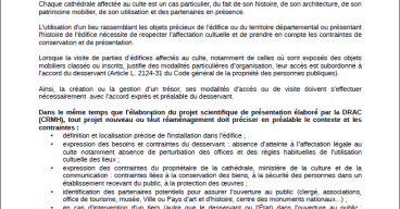 Cathédrales : Fiche n° 10 - Ouvrir au public et gérer un trésor de cathédrale