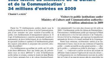 Fréquentation des équipements culturels