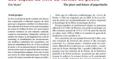 Les Enjeux du livre au format de poche 