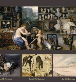 Visuel de la page d'accueil du catalogue raisonné numérique de Jan Brueghel