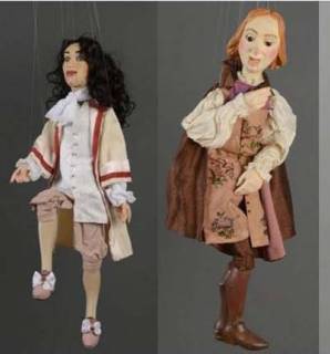 Charleville-Mézières, musée de l'Ardenne, ensembles de marionnettes de la collection Marcel Ledun