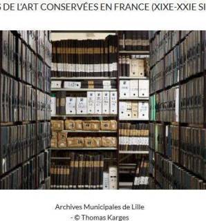 Page d'accueil du guide des archives de l'art conservées en France - INHA