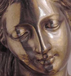 Vierge de procession (argent fondu, 1837-1939, 83 cm). Classée au titre des monuments historiques (06.02.1958) - Crédits DRAC Grand Est