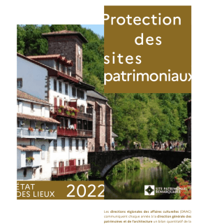 Couverture de l’État des lieux 2022 de la protection au titre des sites patrimoniaux remarquables
