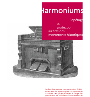 Harmoniums - Repérage et protection au titre des monuments historiques - Page de couverture