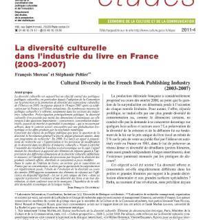 La diversité culturelle dans l’industrie du livre en France (2003-2007)
