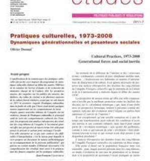 Cultural Practices, 1973-2008 Generational forces and social inertia