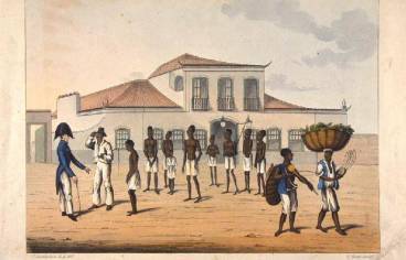Chamberlain (dessinateur) et Hunt G. (graveur), Sick Slaves, papier (impression) couleur, taille douce, 1822, Bordeaux, musée d'Aquitaine © musée d'Aquitaine