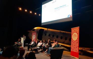 vu des discours scène à l'occasion de l'ouverture des assises nationales de la mise en scène au théâtre du Nord - Hilaire Multon - 2024