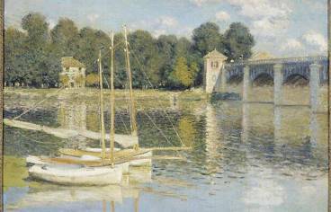 Claude Monet, « La Seine à Argenteuil », 1874, huile sur toile, 60,5 x 80 cm, Paris, musée d’Orsay/cliché : RMN-GP